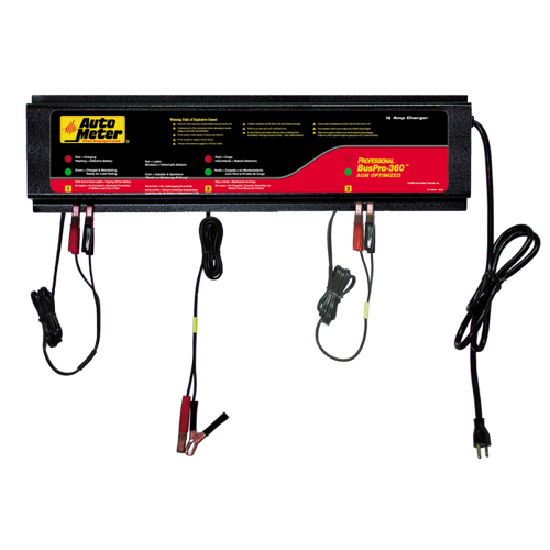 Autometer 3 Station Charger, 5 Amps/Station, 120V, Agm, Test Equipment