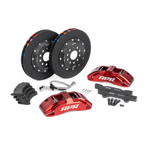 APR Disc Brake Kit, Front, 350 x 34mm, 6 Piston, MK7 R, Red, w/ Pads, Kit