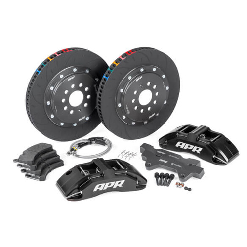 APR Disc Brake Kits, 6-Piston Calipers, Billet Aluminium, Black Anodised, For Audi, Sedan, Kit