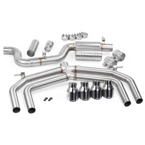 APR Exhaust System, Cat-Back, 3 in. Tubing Dia., S3 (8V), Stainless Steel, Valveless, Kit