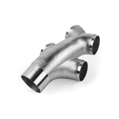 APR Exhaust Component, Dual Y, Mqb Awd, 3" To 4X2.5", 304 Cast