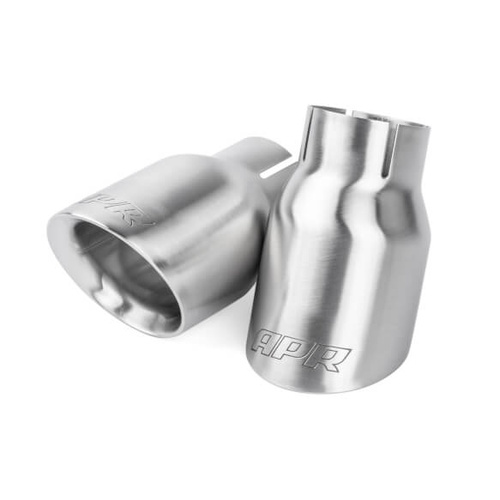 APR Tip Kit, Double Wall Exhaust Tips, 3.5in., Brushed Silver, Set of 2