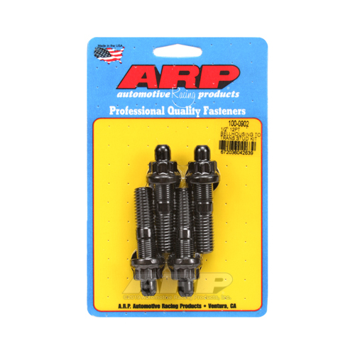 ARP Bellhousing Studs, 12-Point Head, 1/2-13 in. Thread Size, Chromoly, Black Oxide, 2.750 in. Length, Set of 4