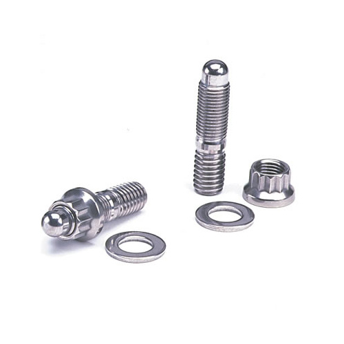 ARP Header Studs, Hex Nuts, Custom 450, Black Oxide, 3/8-5/16 in, 1.500 in. UHL, Set of 16