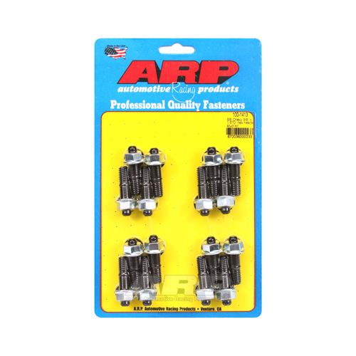 ARP Header Studs, Hex Nuts, Custom 450, Black Oxide, For Chevrolet, Big Block, Set of 16