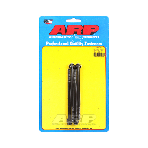 ARP Valve Cover Bolts, Chromoly, Black Oxide, 12-Point, 1/4 in.-20 Diameter, SBC Brodix Valve Covers, Set of 4