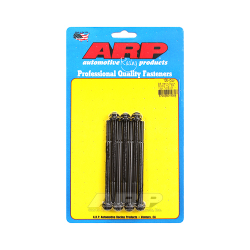 ARP Valve Cover Bolts, Chromoly, Black Oxide, 12-Point, 1/4 in.-20 Diameter, BBC Brodix Valve Covers, Set of 7