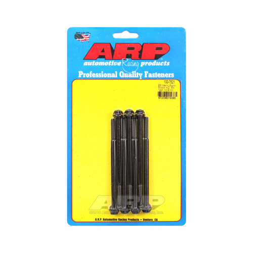 ARP Valve Cover Bolts, Chromoly, Black Oxide, 12-Point, 1/4 in.-20 Diameter, BBC Brodix Valve Covers, Set of 7