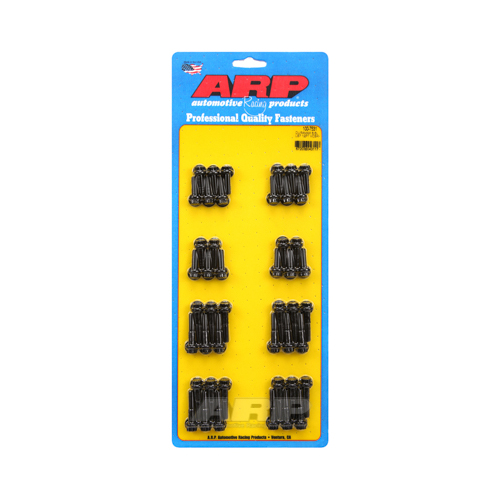 ARP Valve Cover Bolts, Chromoly, Black Oxide, 12-point, 6mm Thread Size, For Chevrolet Duramax 6.6L (LB7), Set of 46