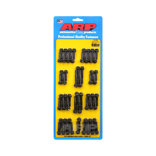 ARP Valve Cover Bolts, Chromoly, Black Oxide, Hex Head, 6mm x 1.0 Thread, GM Duramax, 6.6L, Set of 52
