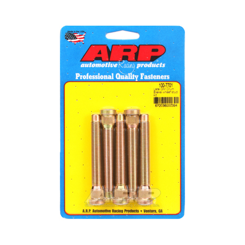 ARP Wheel Studs, Press-In, 7/16-20 in. Right Hand Thread, Late GM Drum Brake, Set of 5
