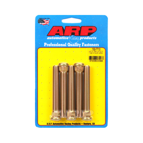 ARP Wheel Studs, Press-In, 12mm x 1.5 Right Hand Thread, Late GM, Set of 5