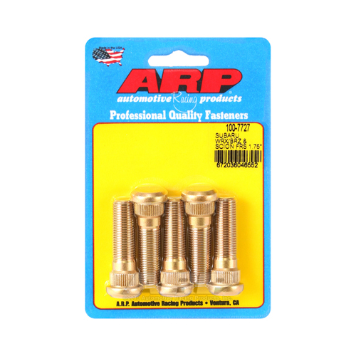 ARP Wheel Studs, Press-In, 12mm x 125 in, Set of 5