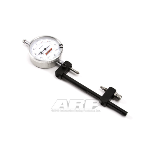 ARP Rod Bolt Stretch Gauge, Steel, Dial Indicator, .0005 in. Increments, Adjustable Length, Storage Case, Kit