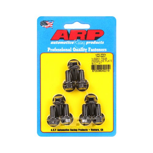ARP Pressure Plate Fasteners, Bolt, 8mm x 1.25, 8740 Chromoly, Hex Head, For Nissan, RB26, Set