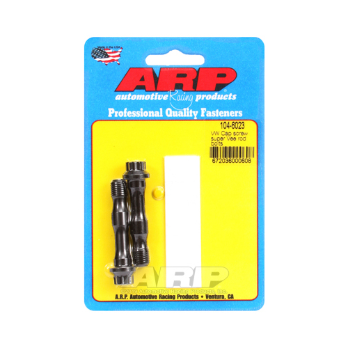 ARP Connecting Rod Bolts, High Performance Series Wave-Loc, Cap Screw, 200, 000psi, ARP2000 Alloy, VW, Pair