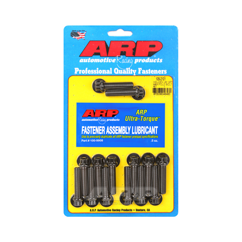 ARP Bolts, Intake Manifold, 12-point Head, Chromoly, Black Oxide, For Holden V8, 180000psi, Kit