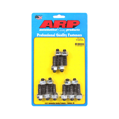 ARP Header Studs, Hex Head, Custom 450, Black Oxide, For Buick, 350-455, Set of 14