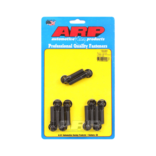 ARP Bolts, Intake Manifold, Hex Head, Chromoly, Black Oxide, For Buick 3.8L, 180000psi, Kit