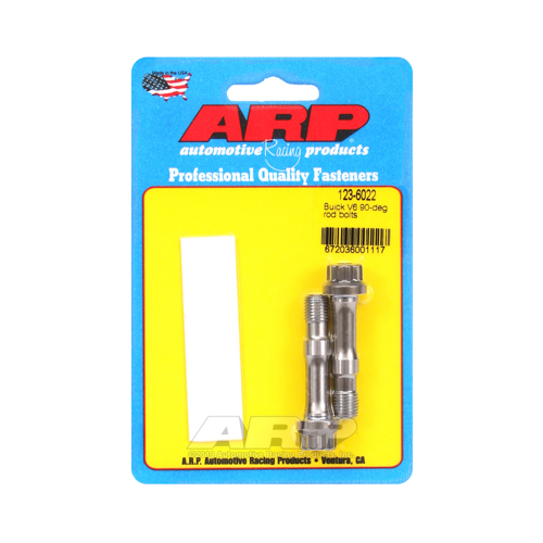 ARP Connecting Rod Bolts, Pro Series, Cap Screw, 200, 000psi, ARP2000 Alloy, For Buick, Pair