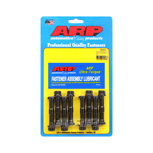 ARP Connecting Rod Bolts, 8740 Chromoly Steel, Hex Nuts, For Alfa Romeo, 2.0L, Set of 8