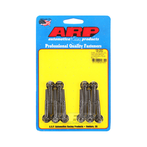 ARP Bolts, Intake Manifold, Hex Head, Chromoly, Black Oxide, For Chevrolet LS, 180000psi, Kit