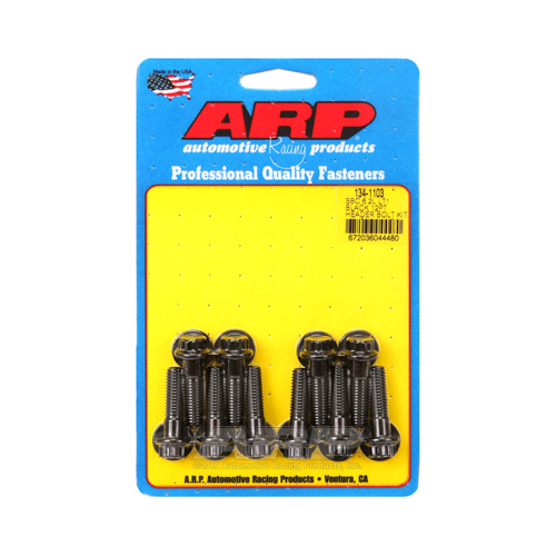 ARP Header Bolts, 12-Point Head, 30mm UHL, Chromoly, Black Oxide, For Chevrolet, Gen V, 6.2L, Set of 10
