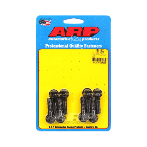 ARP Timing Cover Bolts, 12-Point, Chromoly, Black Oxide, For Chevrolet, 4.8, 5.3, 5.7, 6.0, 6.2, 7.0L, Kit