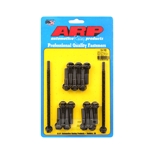 ARP Oil Pan Bolts, Chromoly Steel, Black Oxide, Hex Head, For Chevrolet, Gen V Small Block, 6.2L, Kit