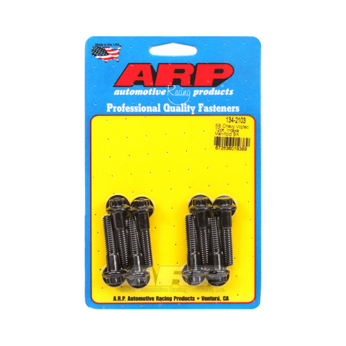 ARP Bolts, Intake Manifold, 12-point Head, Chromoly, Black Oxide, For Chevrolet 305-350, 180000psi, Kit