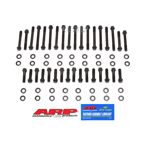 ARP Cylinder Head Bolts, 12-point Head, High Performance, For Chevrolet SB, 23° Cast iron OEM, Kit