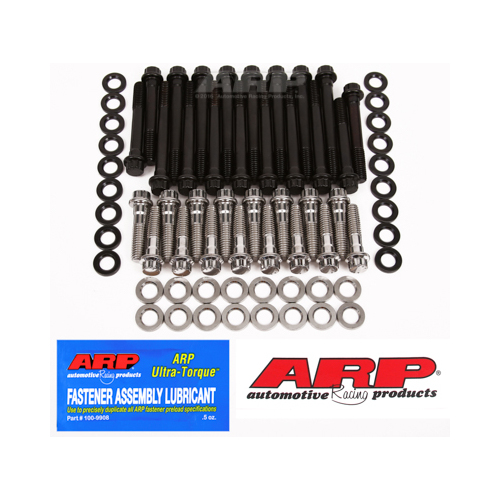 ARP Cylinder Head Bolts, 12-point Head, High Performance, For Chevrolet SB, 23° Cast iron OEM, Kit