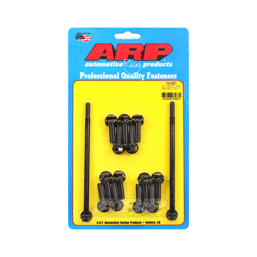 ARP Oil Pan Bolts, Chromoly Steel, Black Oxide, Hex Head, For Chevrolet, Small Block, LS1, Kit