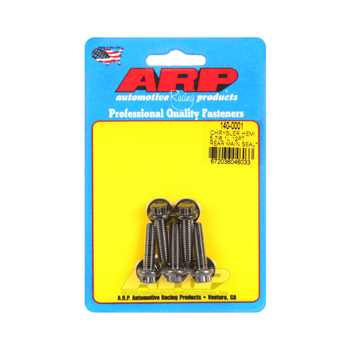 ARP For Chrysler hemi 5.7/6.1L 12pt rear main seal plate bolt Kit