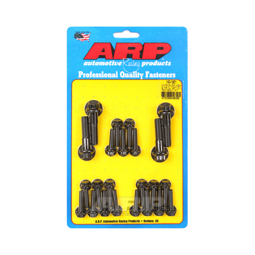 ARP Oil Pan Bolts, Chromoly Steel, Black Oxide, 12-Point Head, For Chrysler, For Dodge, Ram, 5.7L, 6.1L, Kit