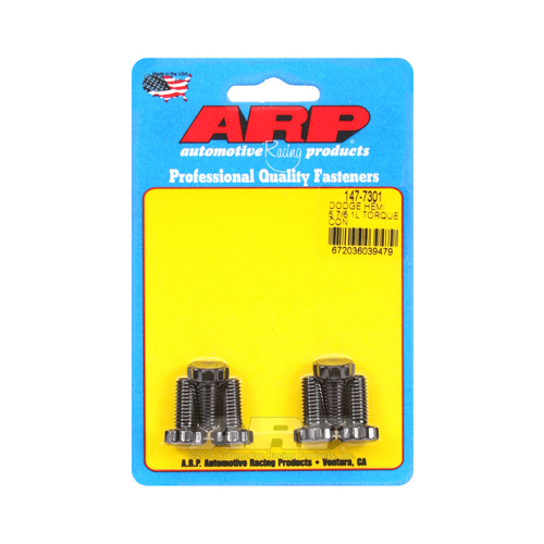 ARP Torque Converter Bolts, 8mm x 1.25, 12-Point, 8740 Chromoly, For Chrysler, NAG1, Set of 6