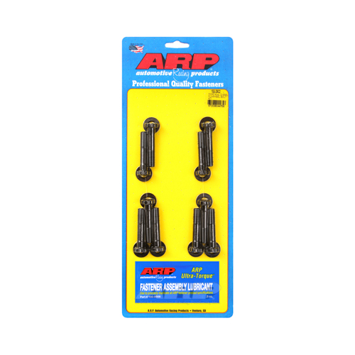 ARP Flywheel Bolts, High Performance, Chromoly, Black Oxide, 12-point, 10mm x 1.00, 2.015 in. Length, For Ford, 6.0L, 6.4L, Set of 10