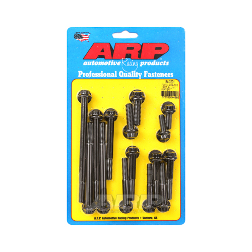 ARP Timing Cover Bolts, 12-point, Chromoly, Black Oxide, For Ford, 4.7L, 5.0L, Kit