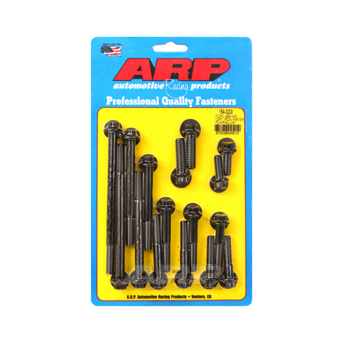 ARP Timing Cover Bolts, 12-point, Chromoly, Black Oxide, For Ford, 4.7L, 5.0L, Kit