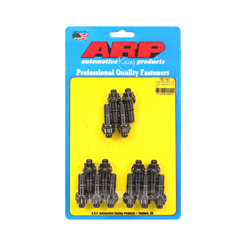 ARP Header Studs, 12-Point Nuts, Custom 450, Black Oxide, For Oldsmobile, Big, Small Block, V8, Set of 14