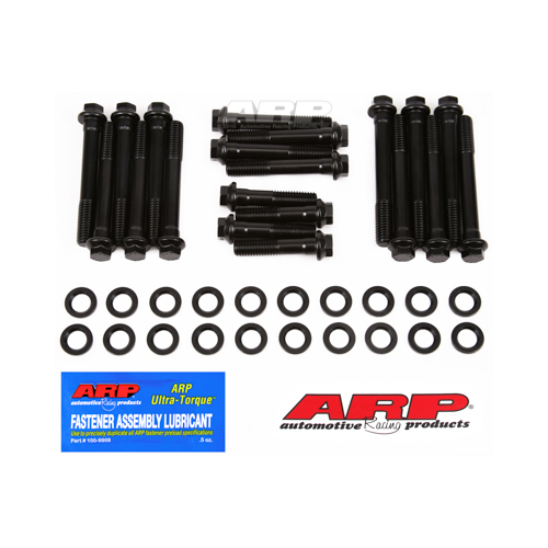 ARP Cylinder Head Bolts, Hex Head, High Performance, For Pontiac, 400 Ram Air II/IV & 455 HO, Ram Air II, Super Duty w/ Round port Heads (1968-74), Ki