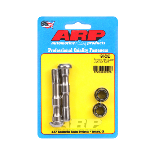 ARP Rod Bolts, High Performance Series, 8740 Complete, For Pontiac V8, Super Duty Only, Pair