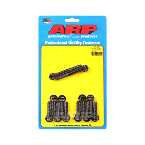 ARP Bolts, Intake Manifold, Hex Head, Chromoly, Black Oxide, For Pontiac 350-455, 180000psi, Kit