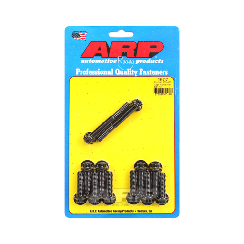 ARP Bolts, Intake Manifold, 12-point Head, Chromoly, Black Oxide, For Pontiac 350-455, 180000psi, Kit