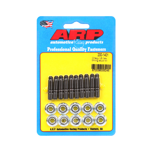 ARP Timing Cover Bolts, Chromoly, Black Oxide, For Chevrolet, Big, Small Block, Kit