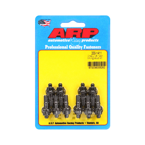ARP Timing Cover Studs, Chromoly, Black Oxide, For Chevrolet, Big, Small Block, Kit