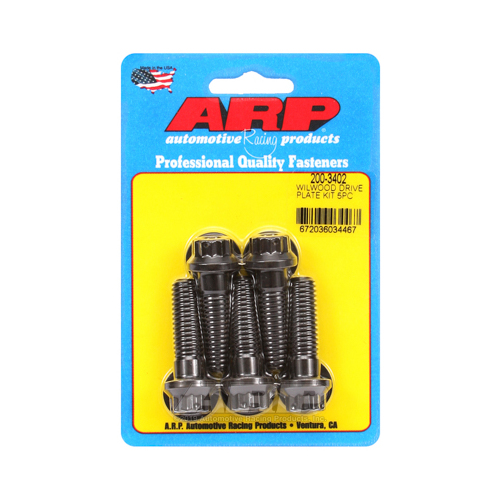 ARP Drive Plate Bolt Kit, 12-Point Head, 7/16 in.-14 x 1.500 in., 5 Pc