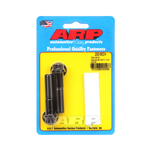ARP Connecting Rod Bolts, Pro Series, 8740 Chromoly Steel, General Replacement, Aluminum Rods, Pair