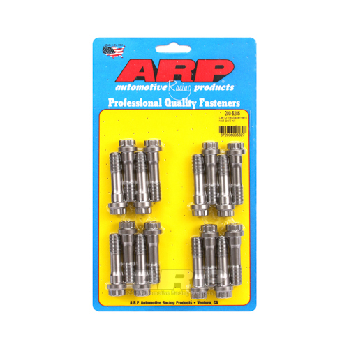 ARP Connecting Rod Bolts, Pro Series, 2000 Alloy, Lentz, Rod Bolt Replacement, Set of 16