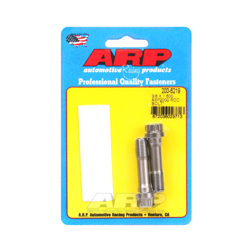 ARP Connecting Rod Bolts, Pro Series, 2000 Alloy, General Rod Bolt Replacement, Pair